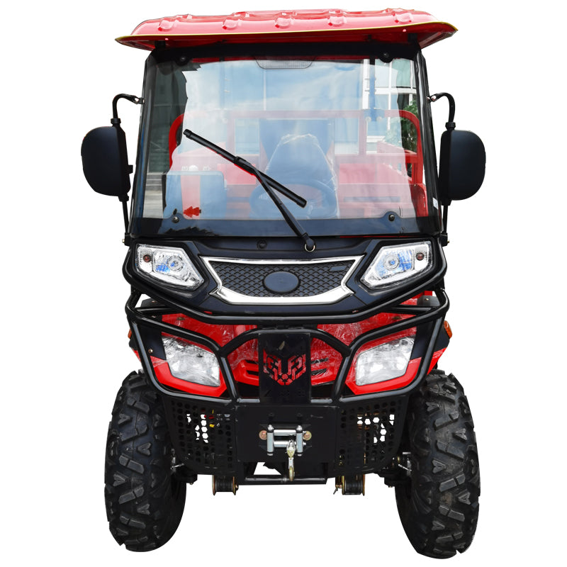 400cc steering wheel 2.2×1.4 four-wheel drive farmer's vehicle high and low speed dump bucket four-eye light carport